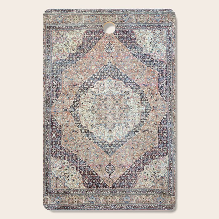 Haj Jalili Tabriz Persian Rug Print Cutting Board Gallery Image 1