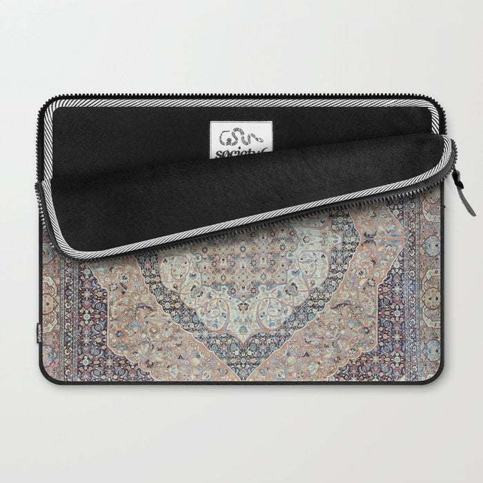 Haj Jalili Tabriz Persian Rug Print Laptop Sleeve Gallery Image 2