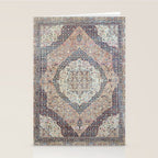 Haj Jalili Tabriz Persian Rug Print Stationery Card Gallery Image 2