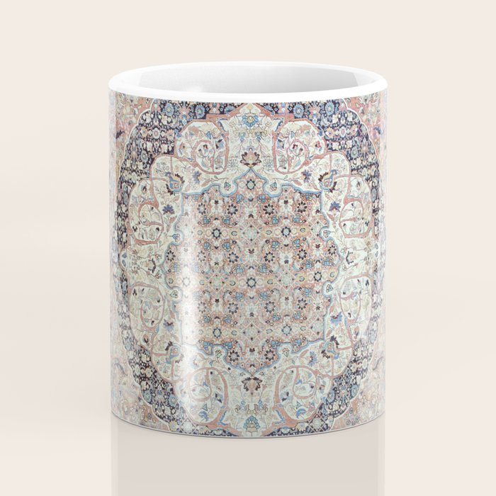 Haj Jalili Tabriz Persian Rug Print Coffee Mug Gallery Image 4
