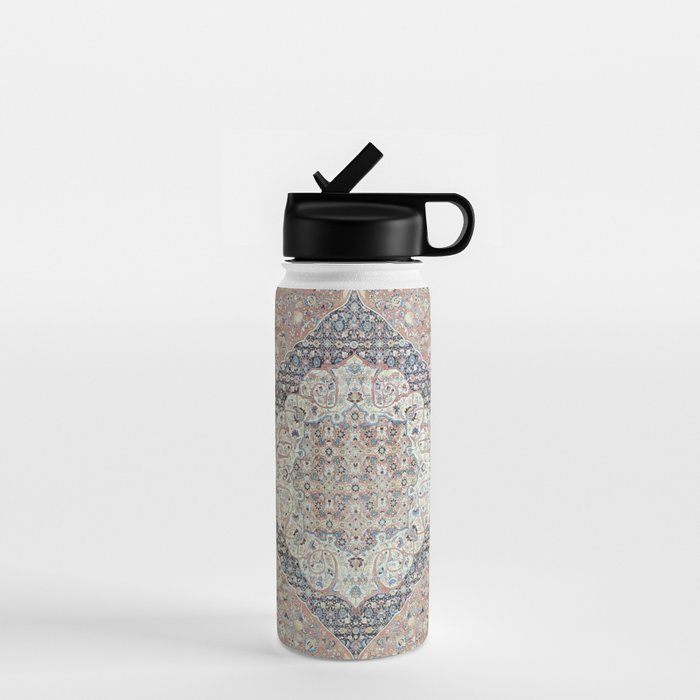 Haj Jalili Tabriz Persian Rug Print Water Bottle Gallery Image 1