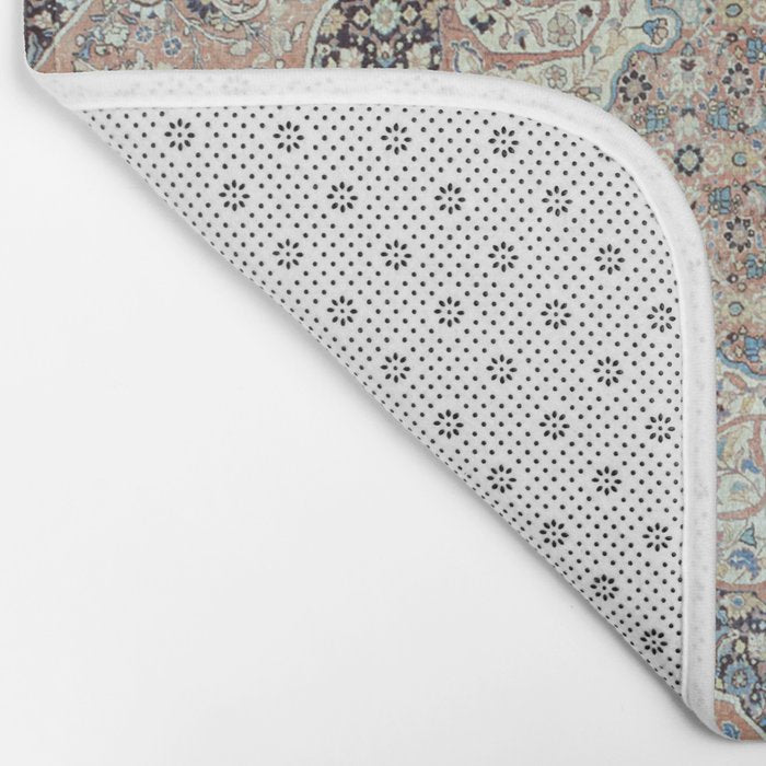Haj Jalili Tabriz Persian Rug Print Bath Mat Gallery Image 2