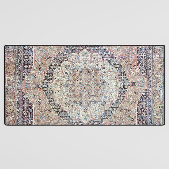 Haj Jalili Tabriz Persian Rug Print Desk Mat Gallery Image 3