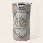 Haj Jalili Tabriz Persian Rug Print Travel Mug Gallery Image 1