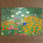 Gustav Klimt Flower Garden Outdoor Rug Gallery Image 4