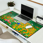 Gustav Klimt Flower Garden Desk Mat Gallery Image 2