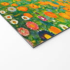 Gustav Klimt Flower Garden Welcome Mat Gallery Image 2