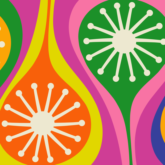 Colorful Mid Century Modern Atomic Drops Fun Retro Pattern Coffee Mug Gallery Image 2
