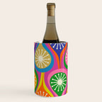 Colorful Mid Century Modern Atomic Drops Fun Retro Pattern Wine Chiller Gallery Image 1