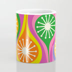 Colorful Mid Century Modern Atomic Drops Fun Retro Pattern Coffee Mug Gallery Image 4