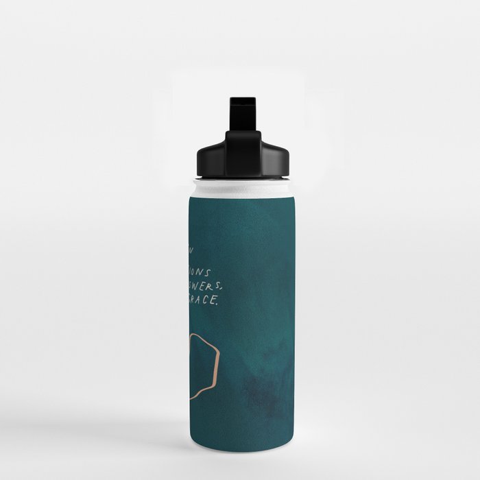 "In Between The Questions And The Answers, There Is Grace." Water Bottle Gallery Image 2