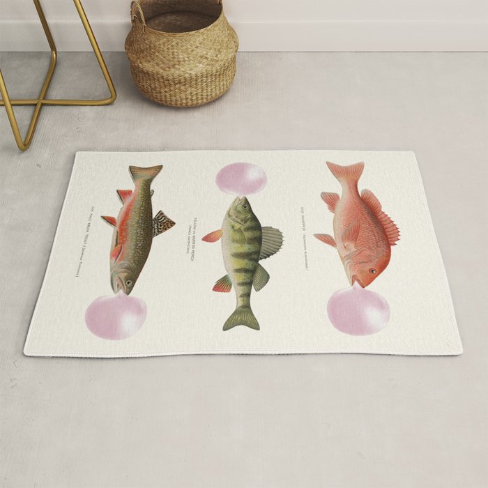 Bubblegum Fish Rug Gallery Image 1