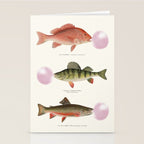 Bubblegum Fish Stationery Card Gallery Image 2