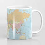 World Map Coffee Mug Gallery Image 1