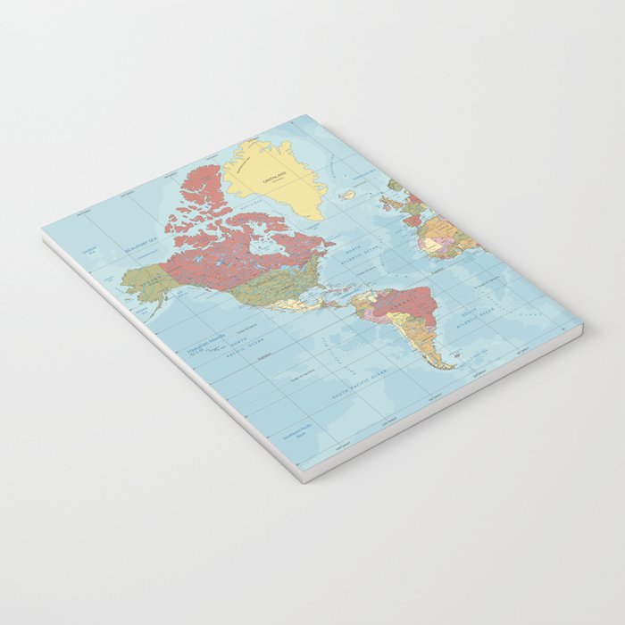 World Map Notebook Gallery Image 3