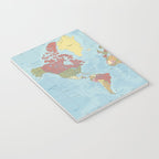 World Map Notebook Gallery Image 3