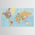 World Map Tablecloth Gallery Image 2