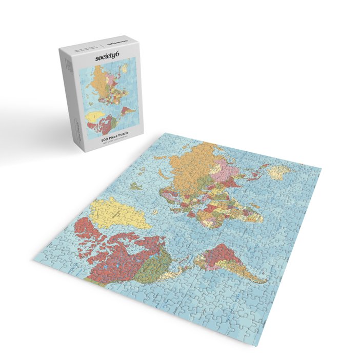 World Map Jigsaw Puzzle Gallery Image 2