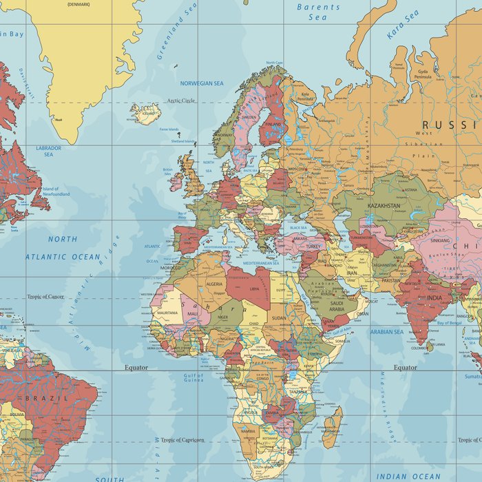 World Map Coffee Mug Gallery Image 2