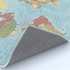 World Map Rug Gallery Image 4