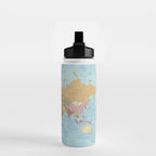 World Map Water Bottle Gallery Image 2