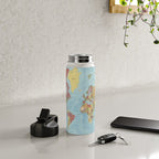 World Map Water Bottle Gallery Image 4