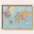 World Map Serving Tray Gallery Image 1