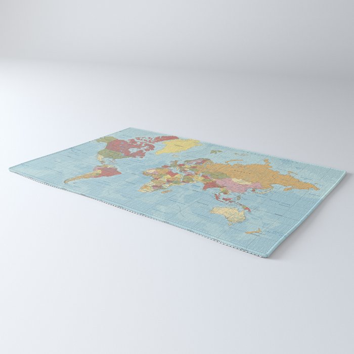 World Map Rug Gallery Image 3