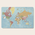 World Map Cutting Board Gallery Image 1