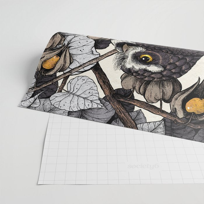 Spectacled Owl Wrapping Paper Gallery Image 2