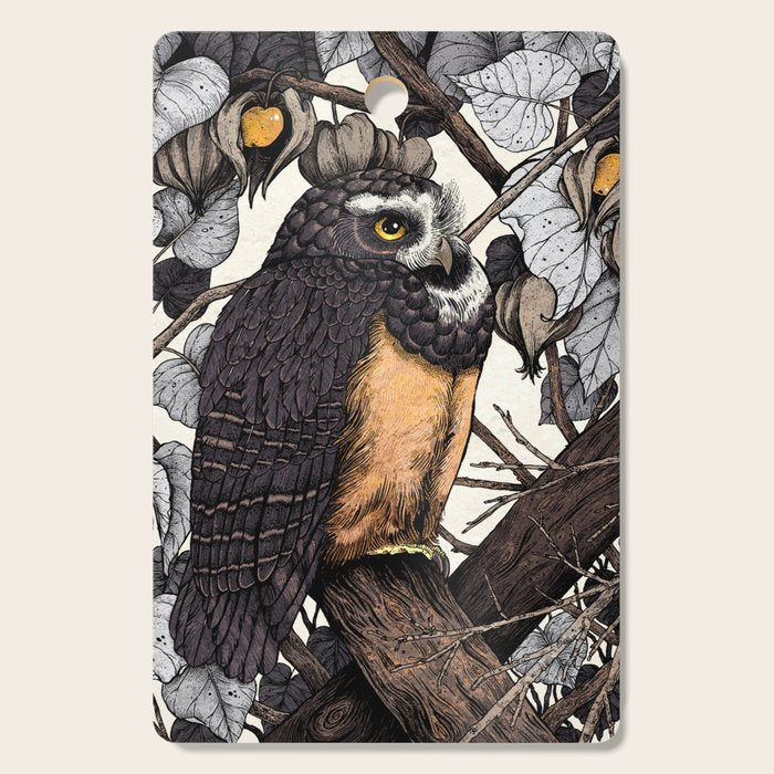 Spectacled Owl Cutting Board Gallery Image 1