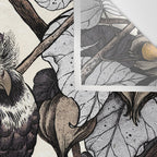 Spectacled Owl Wall Tapestry Gallery Image 3