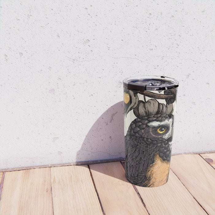 Spectacled Owl Travel Mug Gallery Image 4