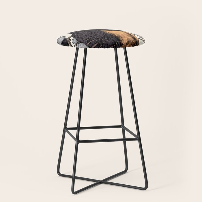 Spectacled Owl Stool Gallery Image 1