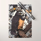 Spectacled Owl Wrapping Paper Gallery Image 1