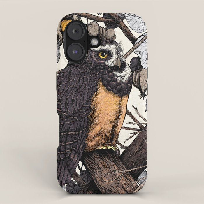 Spectacled Owl iPhone Case Gallery Image 1
