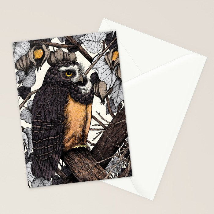 Spectacled Owl Stationery Card Gallery Image 2
