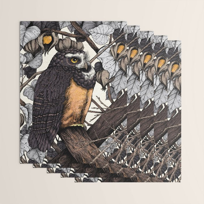 Spectacled Owl Wrapping Paper Gallery Image 3