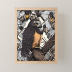 Spectacled Owl Mini Art Print Gallery Image 1