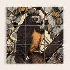 Spectacled Owl Wood Wall Art Gallery Image 1