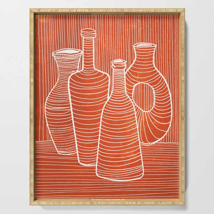 VASES 01: Terracotta Edition Serving Tray Gallery Image 1