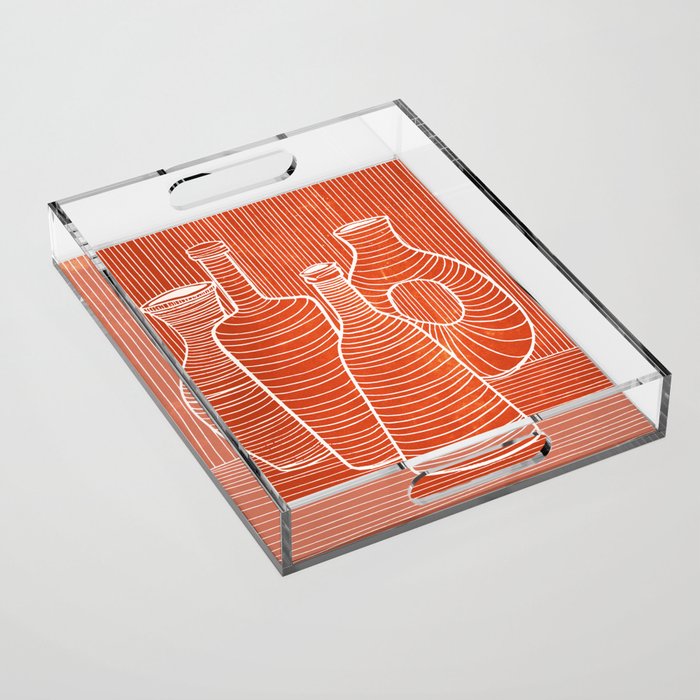 VASES 01: Terracotta Edition Acrylic Tray Gallery Image 1