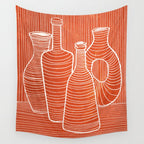 VASES 01: Terracotta Edition Wall Tapestry Gallery Image 4