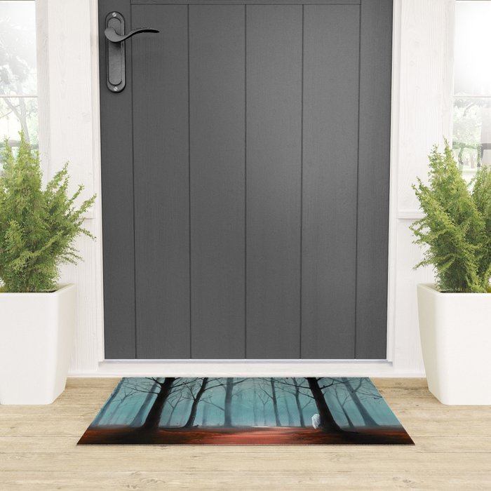 Halloween Forest Scene 2023 Welcome Mat Gallery Image 3