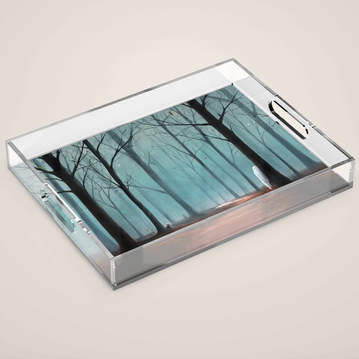 Halloween Forest Scene 2023 Acrylic Tray Gallery Image 1