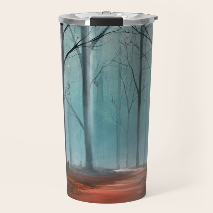 Halloween Forest Scene 2023 Travel Mug Gallery Image 1
