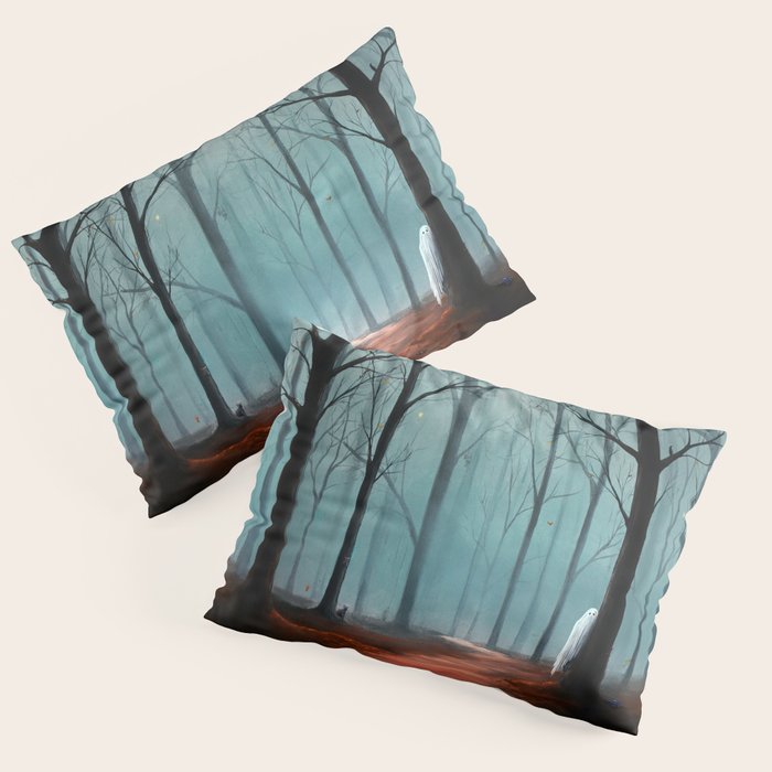 Halloween Forest Scene 2023 Pillow Sham