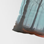 Halloween Forest Scene 2023 Pillow Sham Gallery Image 4