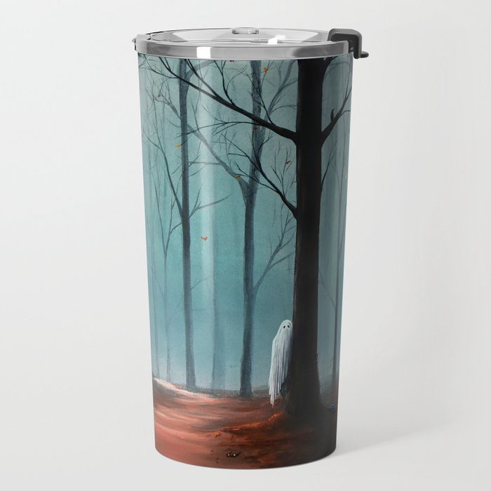 Halloween Forest Scene 2023 Travel Mug Gallery Image 2