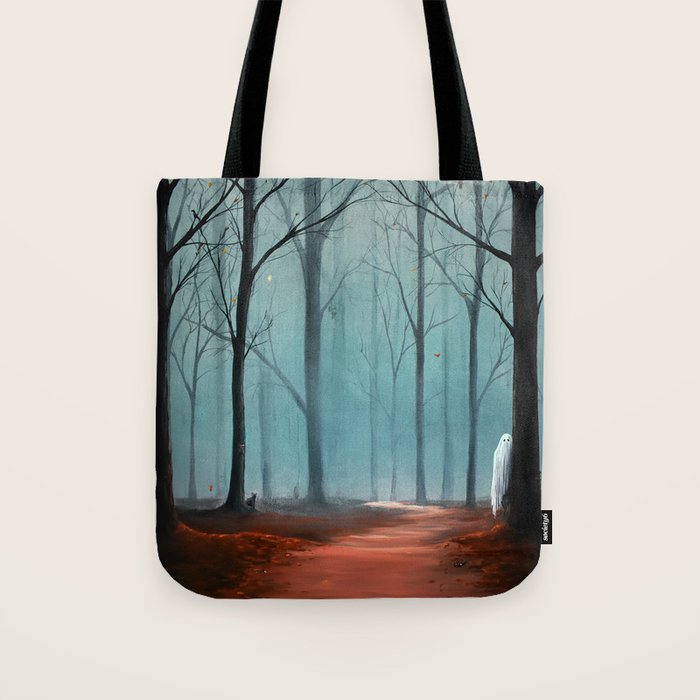 Halloween Forest Scene 2023 Tote Bag Gallery Image 1